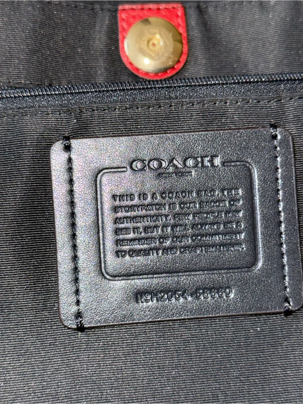 Coach classic leather